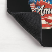 Amerikanisch Ameri Can 4. Juli Retro Usa Bier Patr Mousepad (Ecke)
