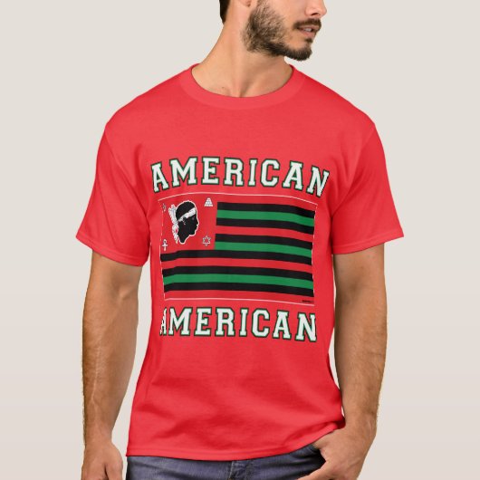 Amerikanisch-Amerikanisch T-Shirt (Vorderseite)