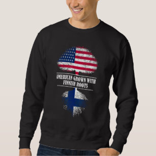 Amerikanisch angebaut mit finnischen Wurzeln Finnl Sweatshirt