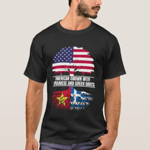 Amerikanisch angebaut mit Flaggen-Heritage Vietnam T-Shirt
