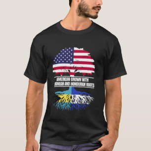 Amerikanisch angebaut mit Flaggen-Herkunft bahamai T-Shirt