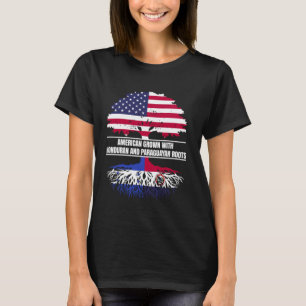 Amerikanisch angebaut mit Flaggen-Herkunft hondura T-Shirt