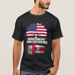 Amerikanisch angebaut mit Flaggen-Herkunft Peruani T-Shirt