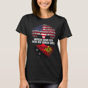 Amerikanisch angebaut mit papua-neuguineischen Wur T-Shirt