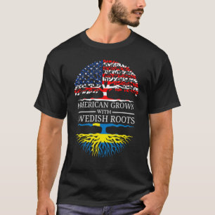 Amerikanisch angebaut mit schwedischen Wurzeln USA T-Shirt