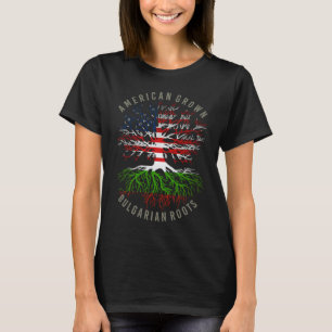 Amerikanisch angebaute bulgarische Wurzeln USA Bul T-Shirt