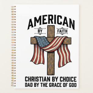 Amerikanisch durch Glauben Christlicher Vater Patr Planer