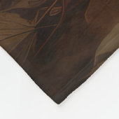 Amerikanisch-englischer Foxhound Welpen Herbst Fre Fleecedecke (Ecke)