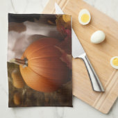 Amerikanisch-englischer Foxhound Welpen Herbst Fre Geschirrtuch (Viertel Falte)