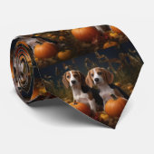 Amerikanisch-englischer Foxhound Welpen Herbst Fre Krawatte (Gerollt)