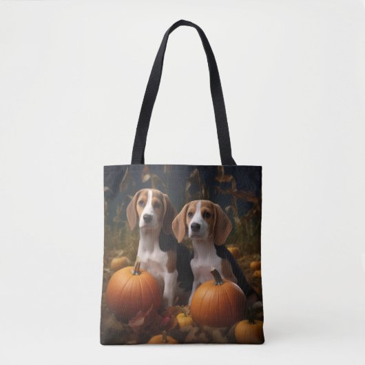 Amerikanisch-englischer Foxhound Welpen Herbst Fre Tasche (Vorderseite)