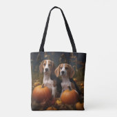 Amerikanisch-englischer Foxhound Welpen Herbst Fre Tasche (Rückseite)