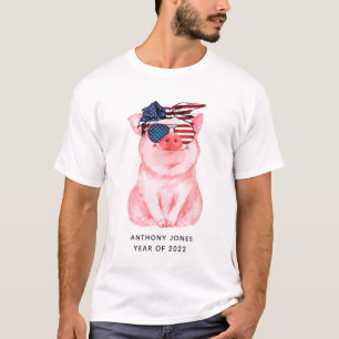 Amerikanisch gestalteter Abschluss T-Shirt