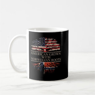 Amerikanisch gewachsen mit norwegischen Wurzeln Kaffeetasse