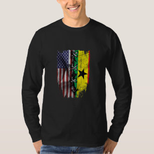 Amerikanisch gewachsene ghanaische Wurzeln USA Gha T-Shirt