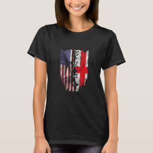 Amerikanisch gewachsene lettische Wurzeln USA Lett T-Shirt