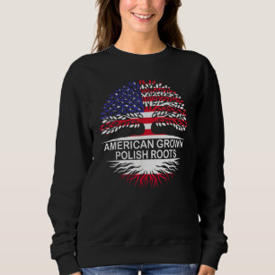 Amerikanisch gewachsene polnische Wurzeln Polenfl Sweatshirt