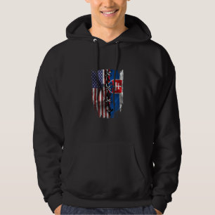 Amerikanisch gewachsene slowakische Wurzeln USA Sl Hoodie