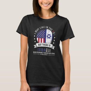 Amerikanisch-israelische Zuhause in US-Patriot-Ame T-Shirt
