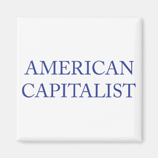 Amerikanisch-kapitalistisch-blau Magnet