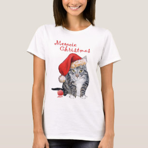 Amerikanisch Kurzhaar - Meowie Weihnachten T-Shirt