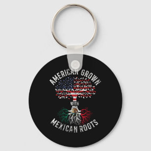 Amerikanisch mit mexikanischen Wurzeln Mexico USA Schlüsselanhänger