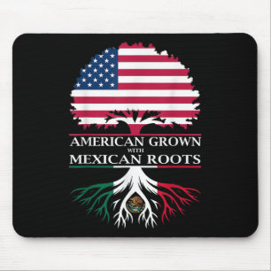 Amerikanisch mit mexikanischen Wurzeln Mousepad