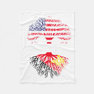 Amerikanisch mit papua-neuguineischen Wurzeln USA Fleecedecke