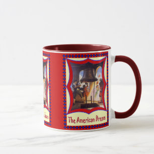 Amerikanisch patriotisch, Freiheitsglocke Tasse
