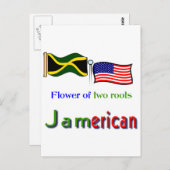 amerikanisch postkarte (Vorne/Hinten)