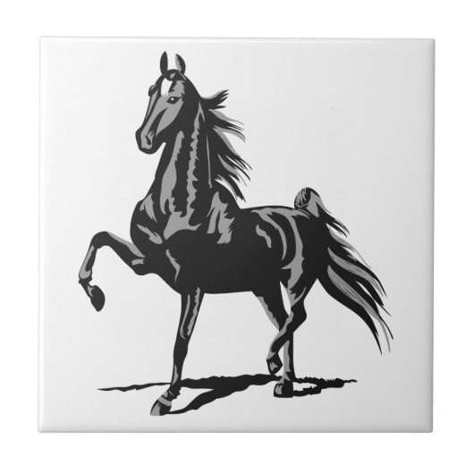 Amerikanisch Saddlebred Fliese (Vorderseite)