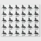 Amerikanisch Saddlebred Geschenkpapier (Flach)