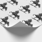 Amerikanisch Saddlebred Geschenkpapier (Ecke)