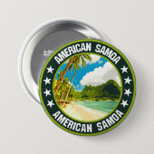 Amerikanisch-Samoa Button (Vorne & Hinten)