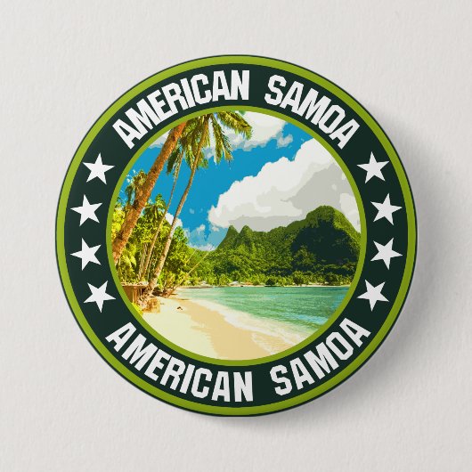 Amerikanisch-Samoa Button (Vorderseite)