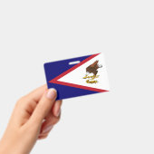 Amerikanisch-Samoa-Flagge Ausweis (Handheld)