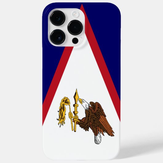 Amerikanisch-Samoa-Flagge Case-Mate iPhone Hülle (Rückseite)
