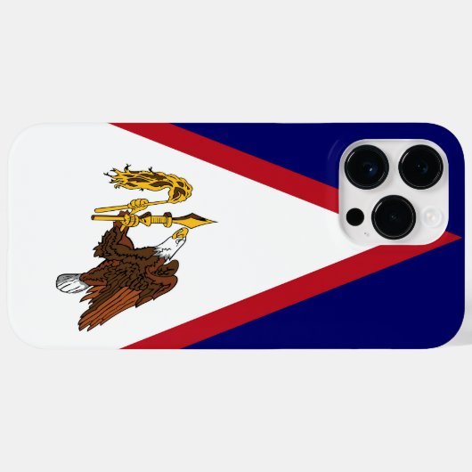 Amerikanisch-Samoa-Flagge Case-Mate iPhone Hülle (Rückseite (Horizontal))