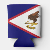 Amerikanisch-Samoa-Flagge Dosenkühler (Rückseite)