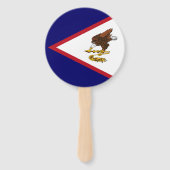 Amerikanisch-Samoa-Flagge Fächer (Rückseite)