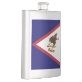 Amerikanisch-Samoa-Flagge Flachmann (Rechts)