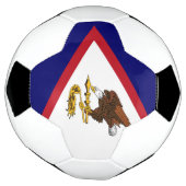 Amerikanisch-Samoa-Flagge Fußball (Gedreht)