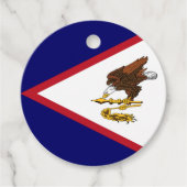 Amerikanisch-Samoa-Flagge Geschenkanhänger (Vorderseite)