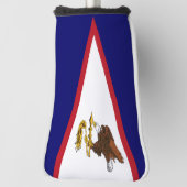 Amerikanisch-Samoa-Flagge Golf Headcover (Rotieren 90)