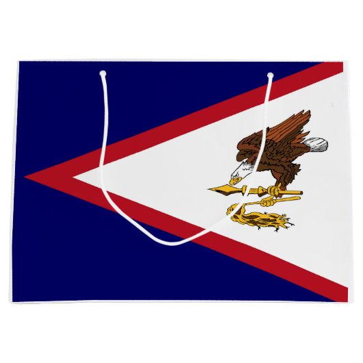 Amerikanisch-Samoa-Flagge Große Geschenktüte (Vorderseite)