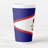 Amerikanisch-Samoa-Flagge Milchtasse (Vorderseite)