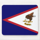 Amerikanisch-Samoa-Flagge Mousepad (Vorne)