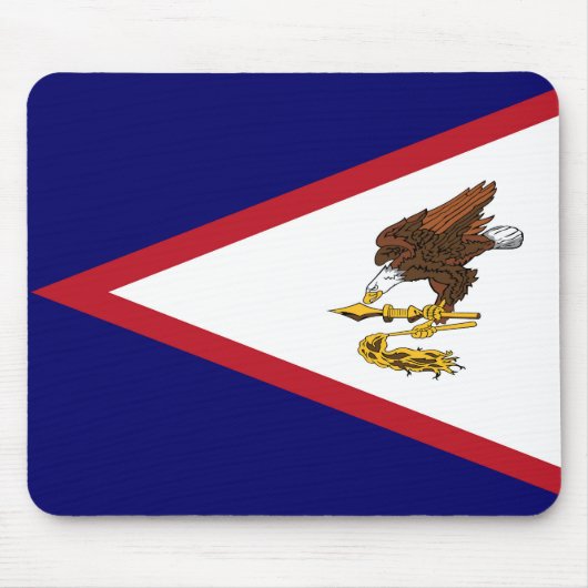 Amerikanisch-Samoa-Flagge Mousepad (Vorne)