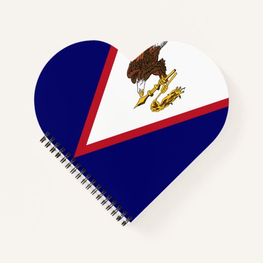 Amerikanisch-Samoa-Flagge Notizblock (Vorderseite)