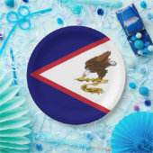 Amerikanisch-Samoa-Flagge Pappteller (Party)
